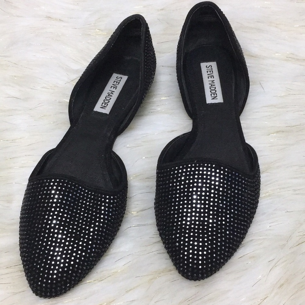 Steve Madden Crystal Vamp- R ballet flats